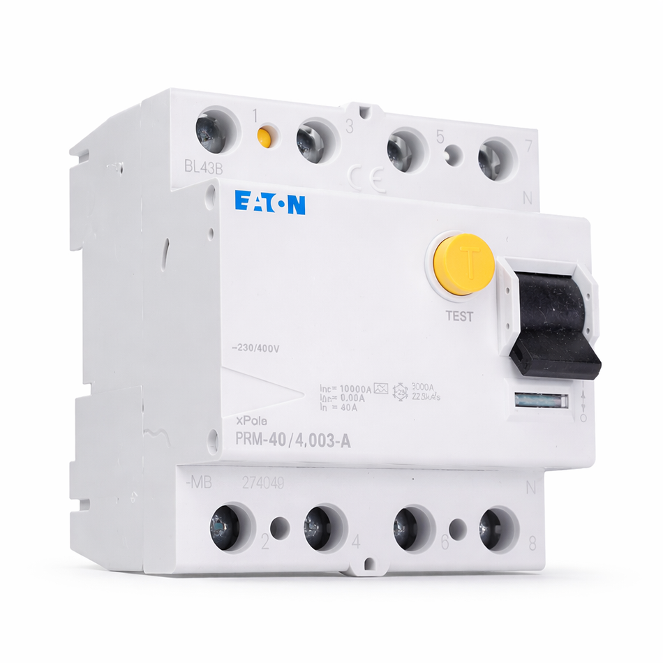Eaton Aardlekschakelaar 40A 30mA 3F - Solar-evshop.nl