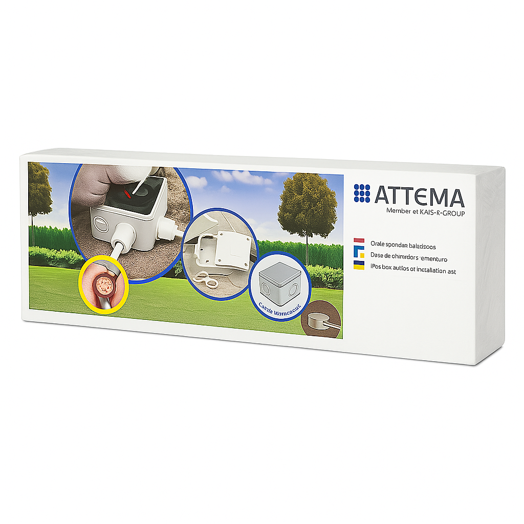 Attema kabeldoos IP65 met wartel M25 – grijs – set van 3 stuks - Solar-evshop.nl