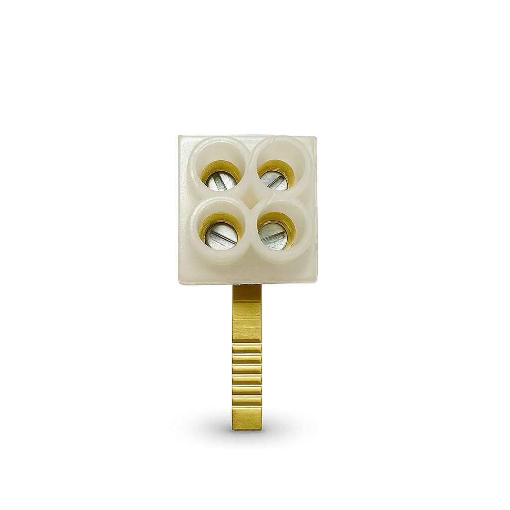 Hager KF aansluitklem 1-polig 63A 1.5-16mm2 aanrakingsveilig aansluitblok