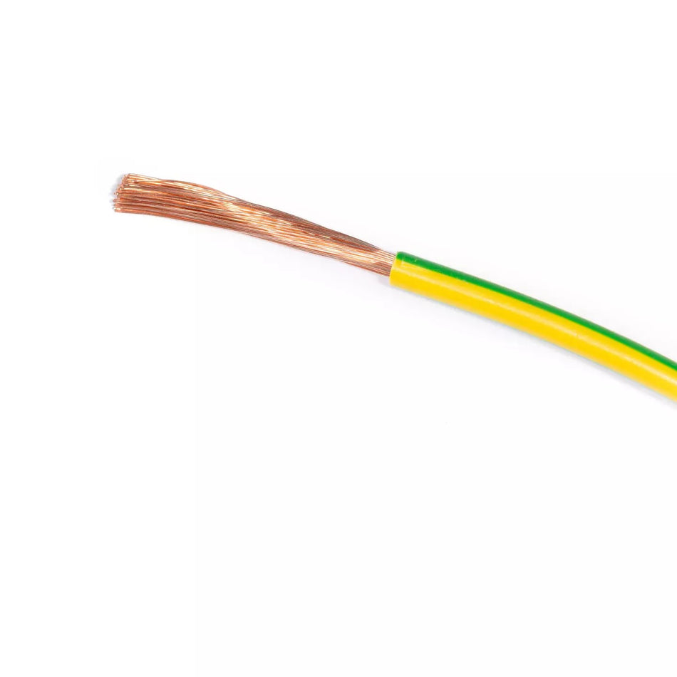 Aarde aansluitdraad 6mm2 - per 100 meter - Solar-evshop.nl