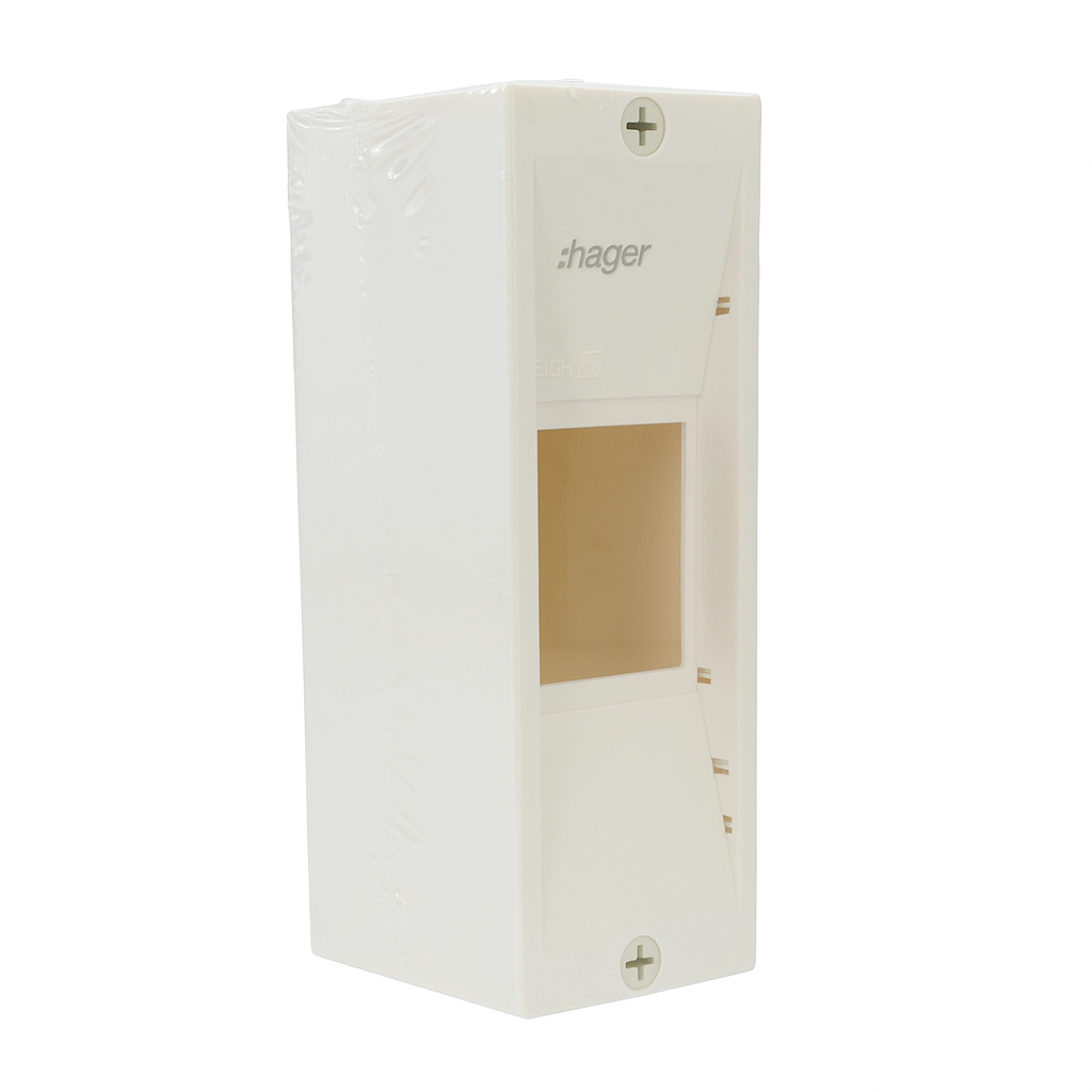 Hager miniverdeler 2 modules - Solar-evshop.nl