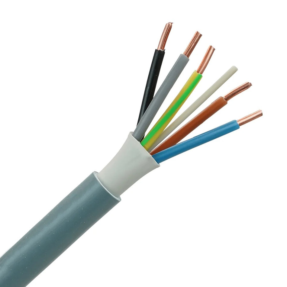 YMvK kabel 5x6 - per 100 meter - Solar-evshop.nl