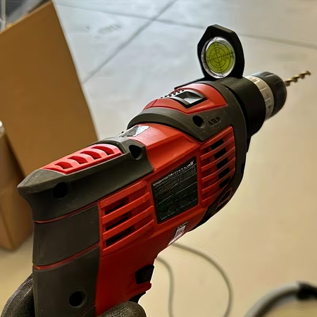 Boorhoeklocator met ingebouwde waterpas - Solar-evshop.nl