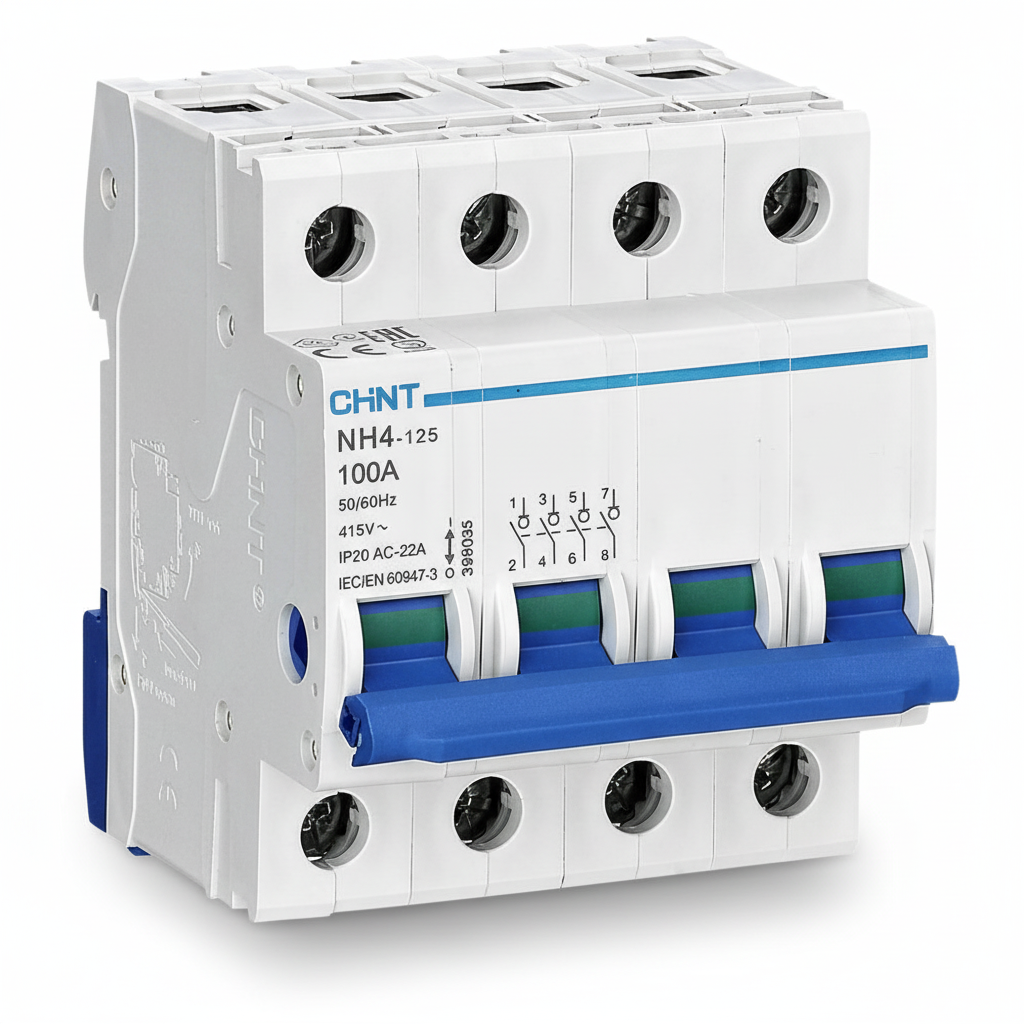 Chint Hoofdschakelaar 100A 3-Fase - Solar-evshop.nl