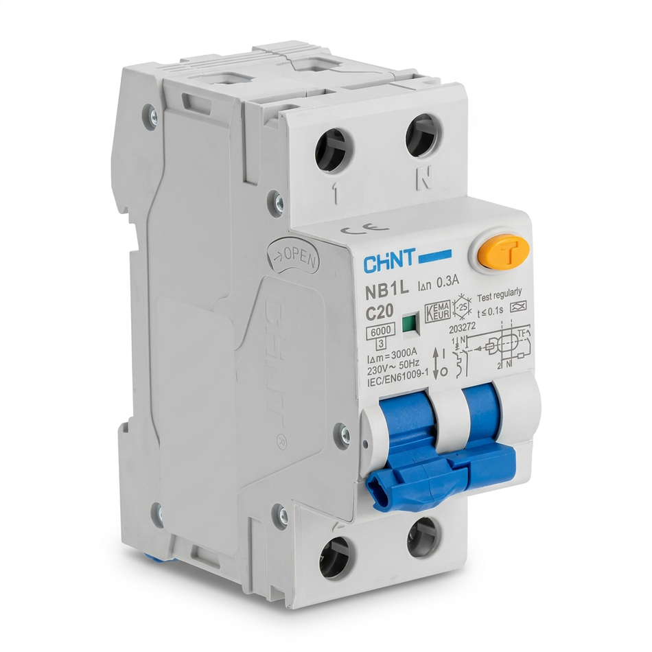 Chint Aardlekautomaat C20 1-Fase 30mA - Solar-evshop.nl