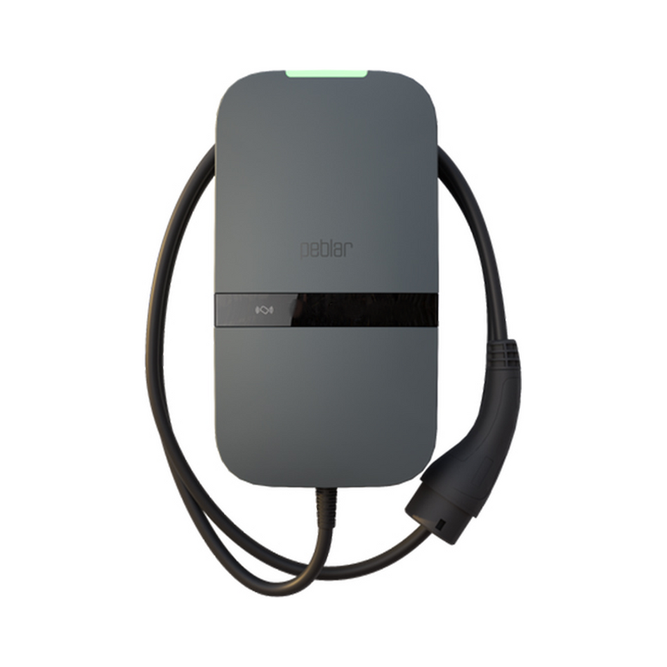 Peblar  7,5 meter vaste kabel Laadpaal - Solar-evshop.nl