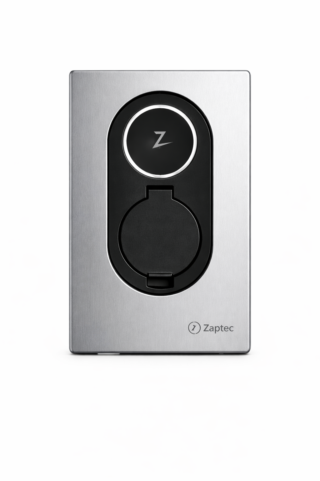 Zaptec Go 2 front cover - Cloud White - Solar-evshop.nl