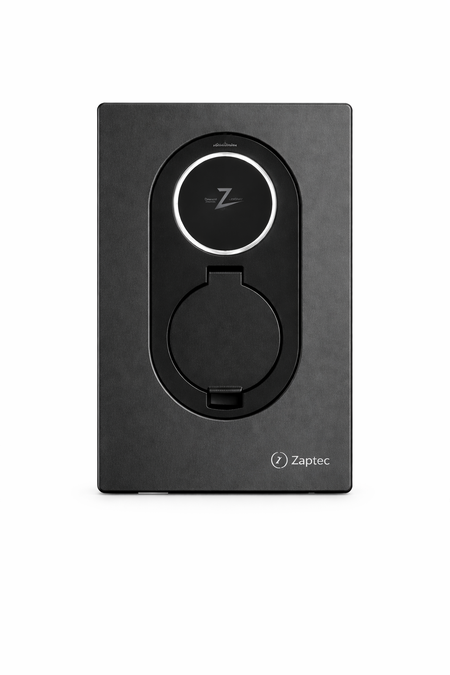 Zaptec Go 2 front cover - Rock Grey - Solar-evshop.nl